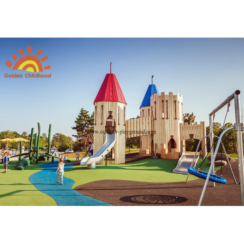 Outdoor Playground Castle Towers For Kids