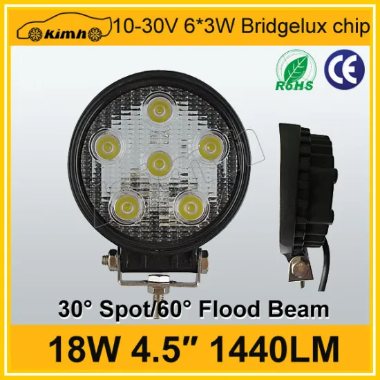 High power car accessory round shape led working light