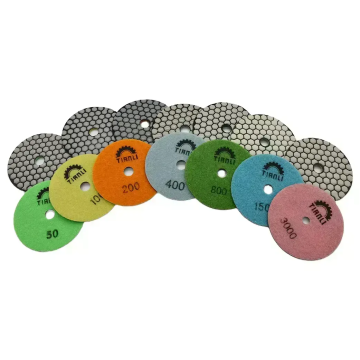 OUDU Hot Sale: 3" to 7" Marble and Granite Dry Diamond Polishing Pads