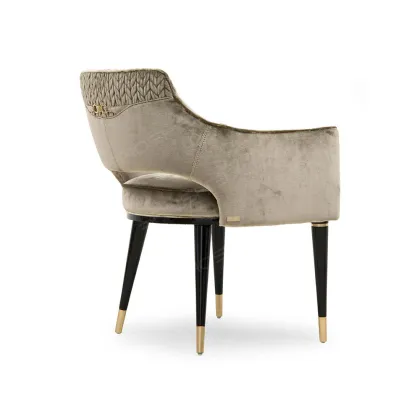 luxury velvet dining chair