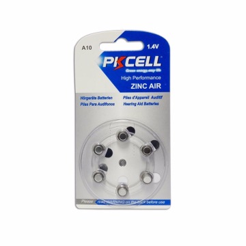 Shenzhen Pkcell 1.4V A13 Button Cell Hearing Aid Batteries