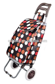 Folding Wheeled Festival Shopping Trolley Bag