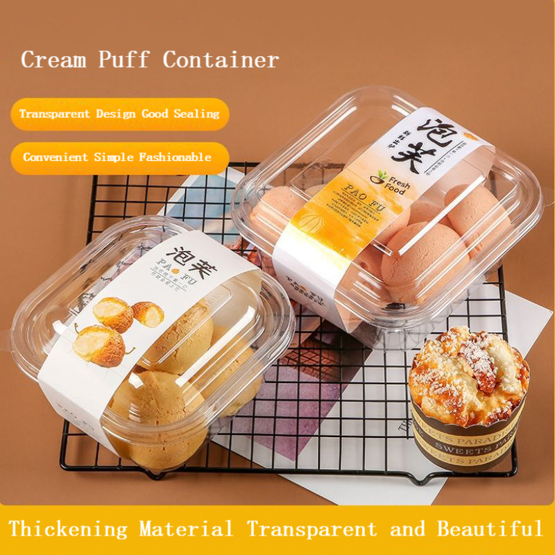 Bakery Dessert Mousse Cake Clear Plastic Box