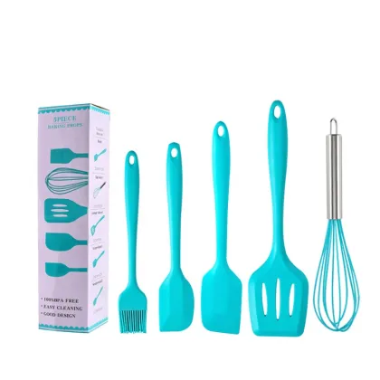 5pcs Silicone Cooking Utensils Set - Silicone Kitchenware & Kitchen Utensils