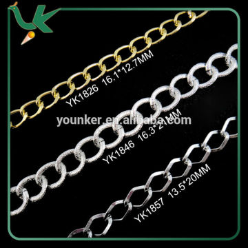 Wholesale Gold And Silver Roll Jewelry Chain
