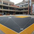 pavimentazione sportiva modulare impermeabile multipurna pp pavimenti in campo da basket esterno