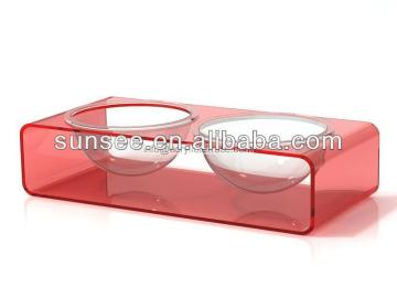 Factory directly sale plastic dog bowl stand pet bowl stand /custom pet bowl PB-008