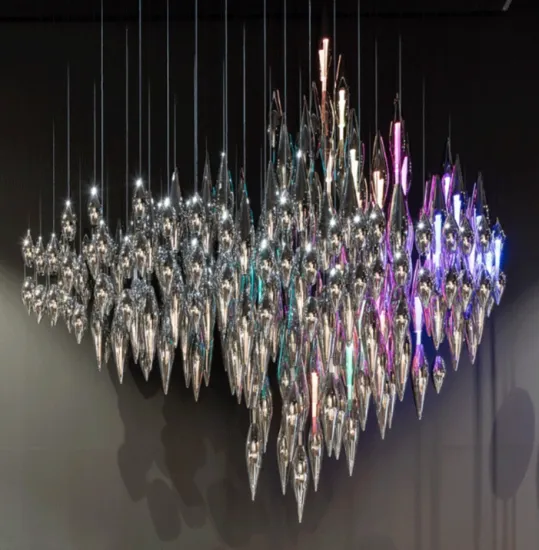 Customized villa lobby crystal chandelier