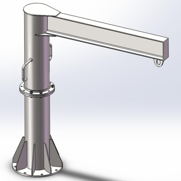 Movable-Column Slewing Jib Crane - 1 Ton (1000 KG) Non-Standard Design