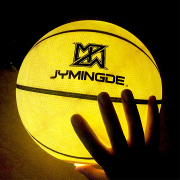 Żółta LED Amazon Basket Basketball Glow w ciemności