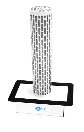 Air conditioner coil air purifier