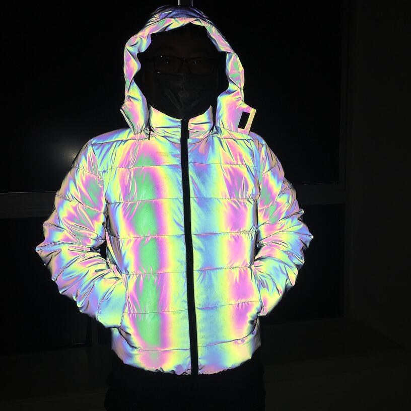 Rainbow Reflective Padded Jacket