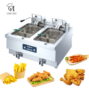 Commercial Electric Single Cylinder Automatic Lift-Up Deep Fryer for Restaurants (220V)