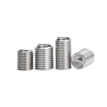 Free-Running Stainless Steel Thread Inserts High Corrosion Fasteners M2 and M5 with Convenient Thread Sizes