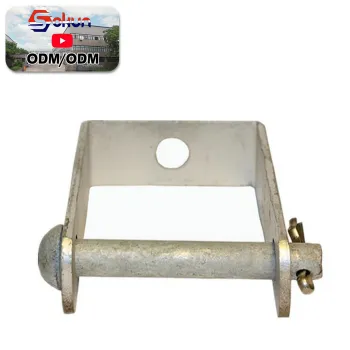 Customizable Galvanized Spool Insulator Secondary Deadend Clevis Rings for Pole Line Applications