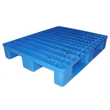 Four Way Plastic Pallet With Steel Pipe