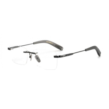 Diseñador Rimless Titanium Pequeño gafas rectangulares