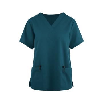 2023 Latest Design Nurse Uniform: Fashionable, Beautiful, Comfortable, and Breathable Medical Scrubs Tops