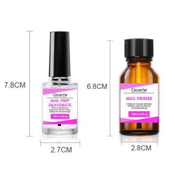 Custom Logo Nail Primer and Dehydrator Set for UV Gel Polish