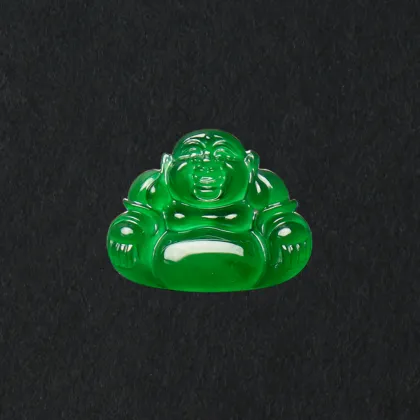Pendant Certified jadeite buddha