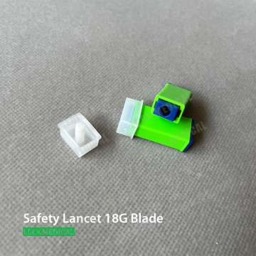 Безопасность больницы из нержавеющей стали Lancet 18G лезвия