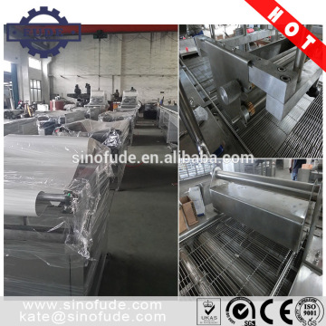 CTC series chocolate enrobing line machine with cooling tunnel/chocolate enrobing with wafer /biscuit /candy chocolate coating