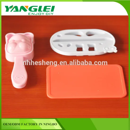 Mould Ball Panda DIY Tool Sushi Nori Punch Roller Maker Onigiri Shape Rice Mold