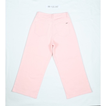 Pink Ladies Casual Shorts Jeans