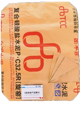Three Ply Kraft Paper Cement Bag