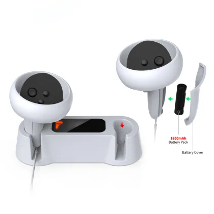 Charging Base for Oculus Quest 2 Controllers with Battery Pack