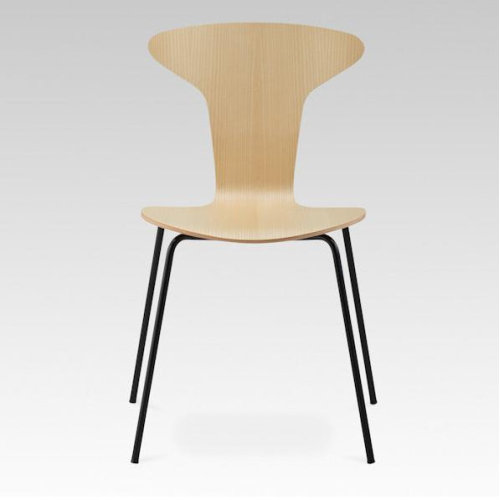 Jacobsen Chair Sedia da pranzo in legno impiallacciato