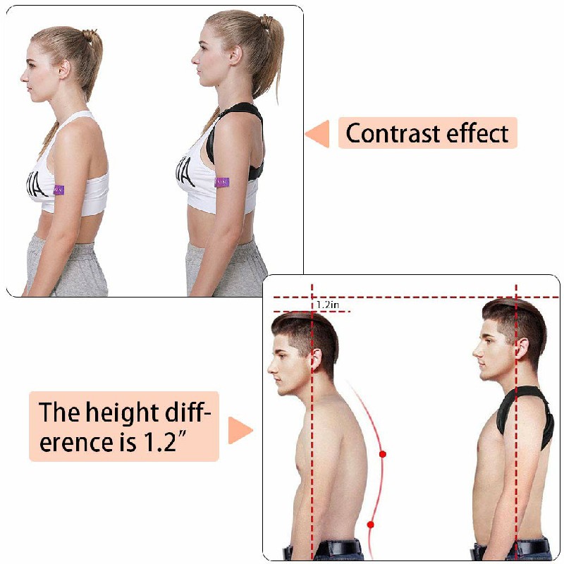 I-Neoprene Adjusable Body Posture Upper Back Corrector