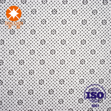 Polyester needle punched nonwoven felt fabric with PVC dots