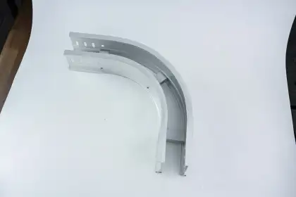 Aluminum alloy cable trunking round bend accessories