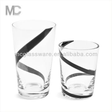 High Quality Colored Tumbler Drinking Glass Set