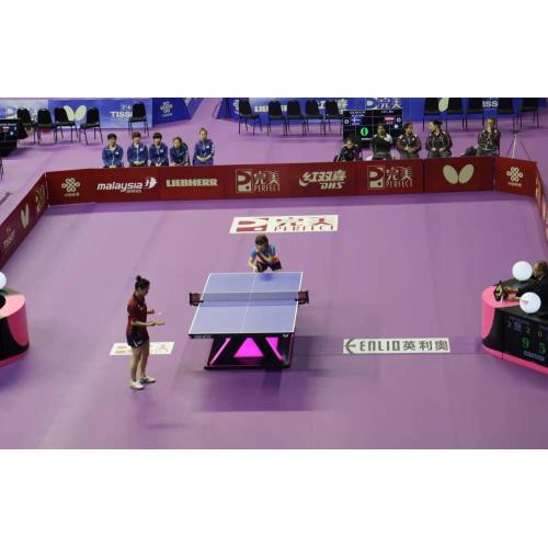 Professional Indoor Table Tennis Flooring with ITTF Certificate 5.5mm