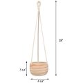 Ceramic Hanging Planter Macrame Plant Holder