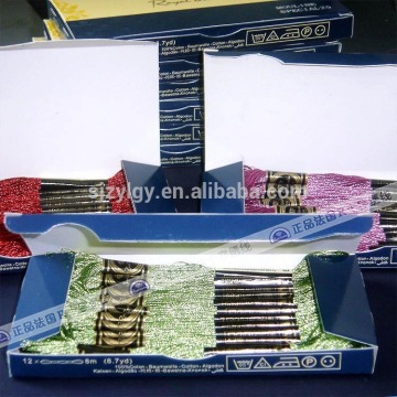 Metallic embroidery thread cross stitch thread for crafts 447 colors can be selected
