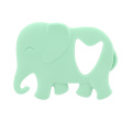 Silicone Elephant Feteethe para bebê