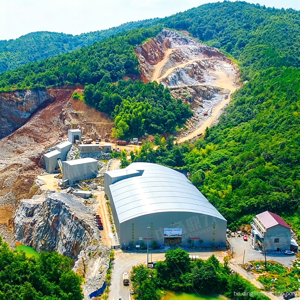 Вытворчая лінія Smart Quarry з сістэмай абслугоўвання AI