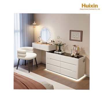 1m / 1.2m White Multifunctional Dressing Table