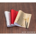 30*46cm Placemats PVC Placemat Embossdd Oliproof Factory