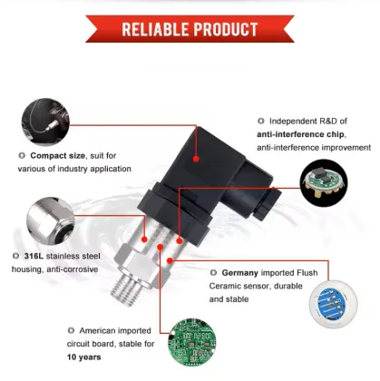 High Accuracy Pressure Transmitter for Industrial Process Control