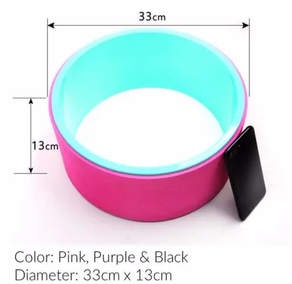 Soft Fitness Yoga Wheel for Yogi Exercise