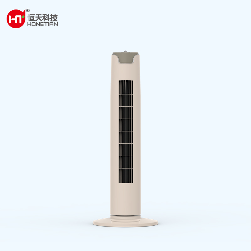 HONETIAN large size 3 speeds auto oscillation knob control hot sellers 45W custom colors indoor plastics tower fan