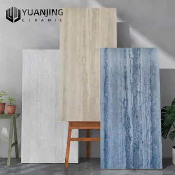 600x1200mm Full Ceramic Travertine Tiles: Ideal for Anti-Slip Living Rooms, Kitchens, and Bathrooms