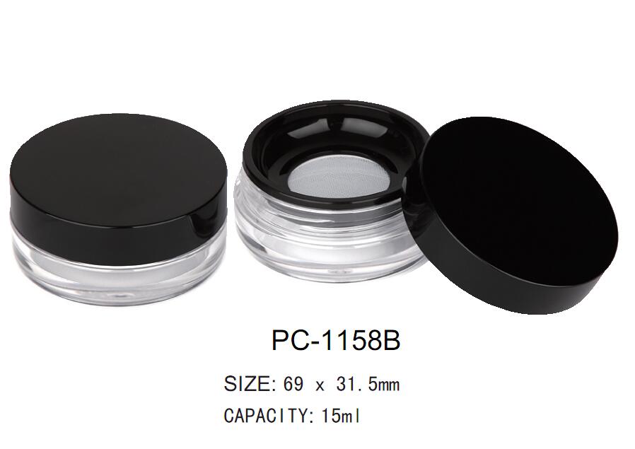 Cosmetic Empty Loose Powder Case PC-1158B