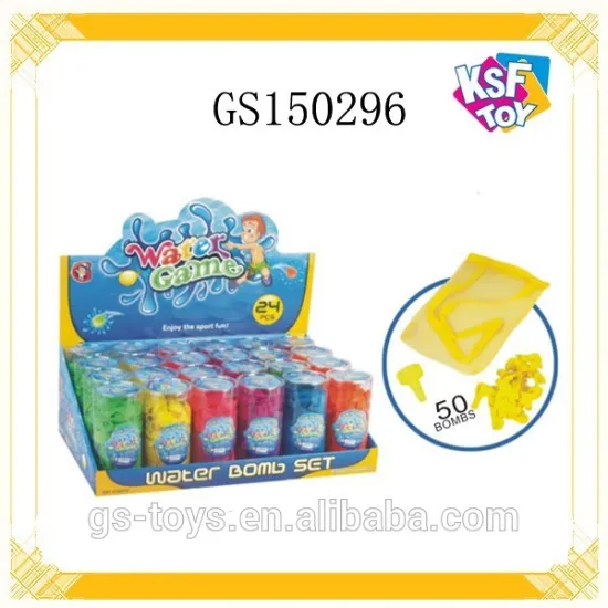 Outdoor Summer Water Game Bomb 50 PCS Inflatable Water Balloon With Bag