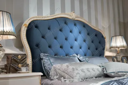 Hand carved bed room solid wood furniture