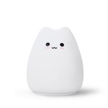 Nettes Kaninchen Kitty USB wiederaufladbares LED -Nachtlicht